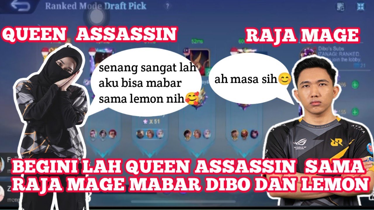 DIBO MABAR SAMA SANG IDOLA LEMON HEBAT BANGET DIBO PAKAI LING ASSASSIN - LIVE TIKTOK