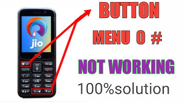 jio mobile f90m menu 0 # button not working 100%solution