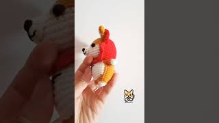 Handmade crochert pet dog doll handcraft gift keychain accessories torododo 抱抱犬 handmade pet