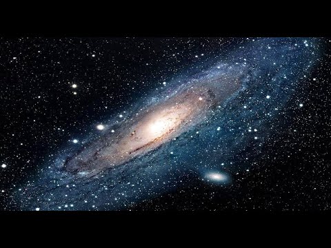 Cosmic animation with 500 particles treat by cursor and round movement.
