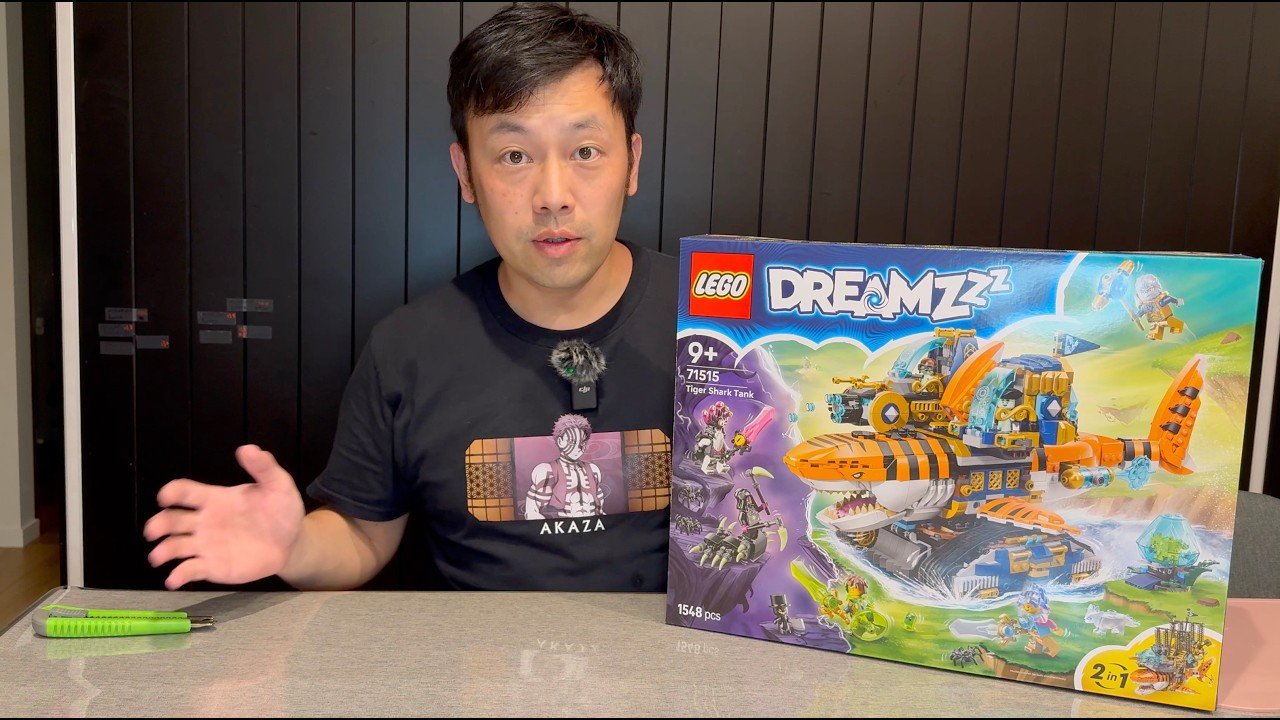 Building the 2026 LEGO DreamZzz 71515 Tiger Shark Tank!!! - YouTube