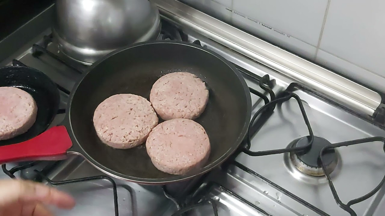 como fritar HAMBURGER angus #BASSI #MARFRIG #ANGUS #HAMBURGER