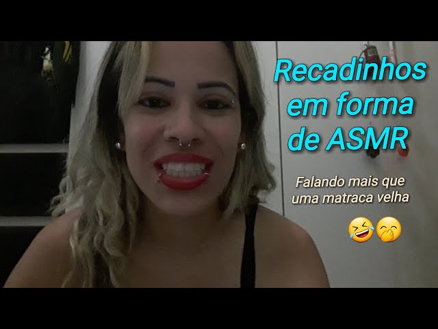 ASMR 🗣️brasilian girl Chatting with you (chewing gum + whispers) 
