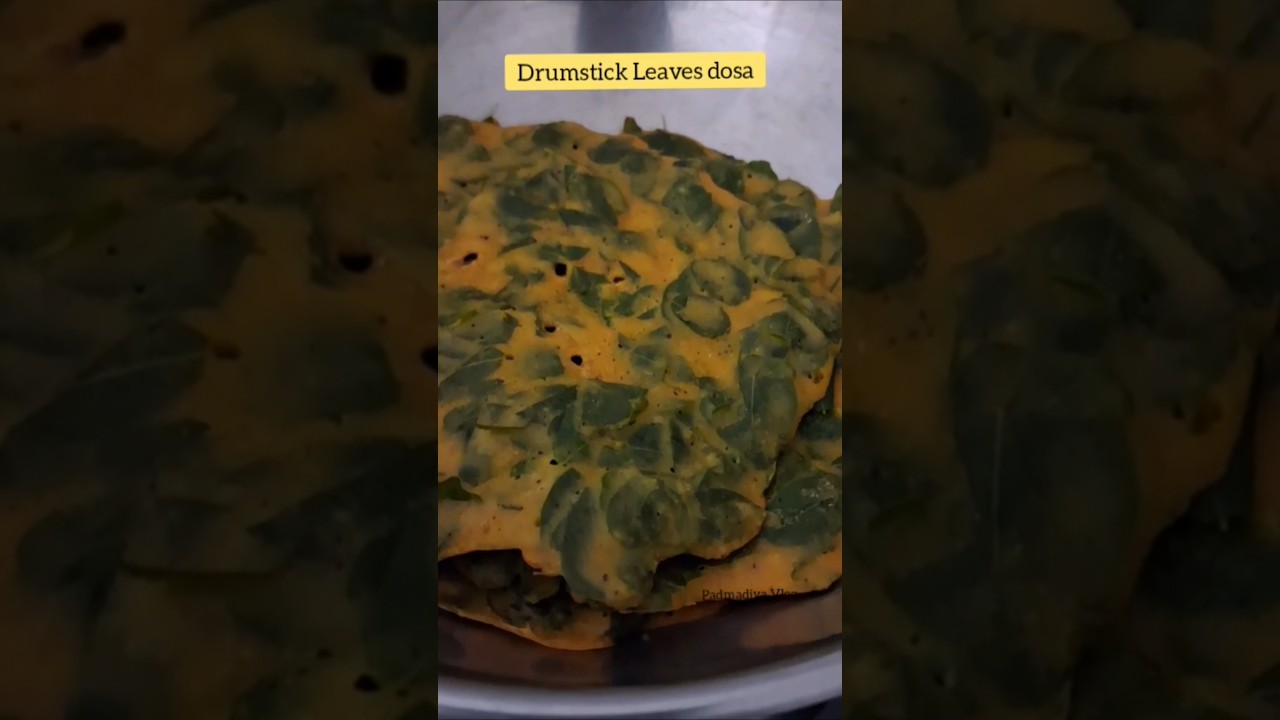 ലുലു വിലെ മുരിങ്ങയില 😄Dinner Special❤️ #healthyfood #dosa #muringayiladosa #drumstickleaves