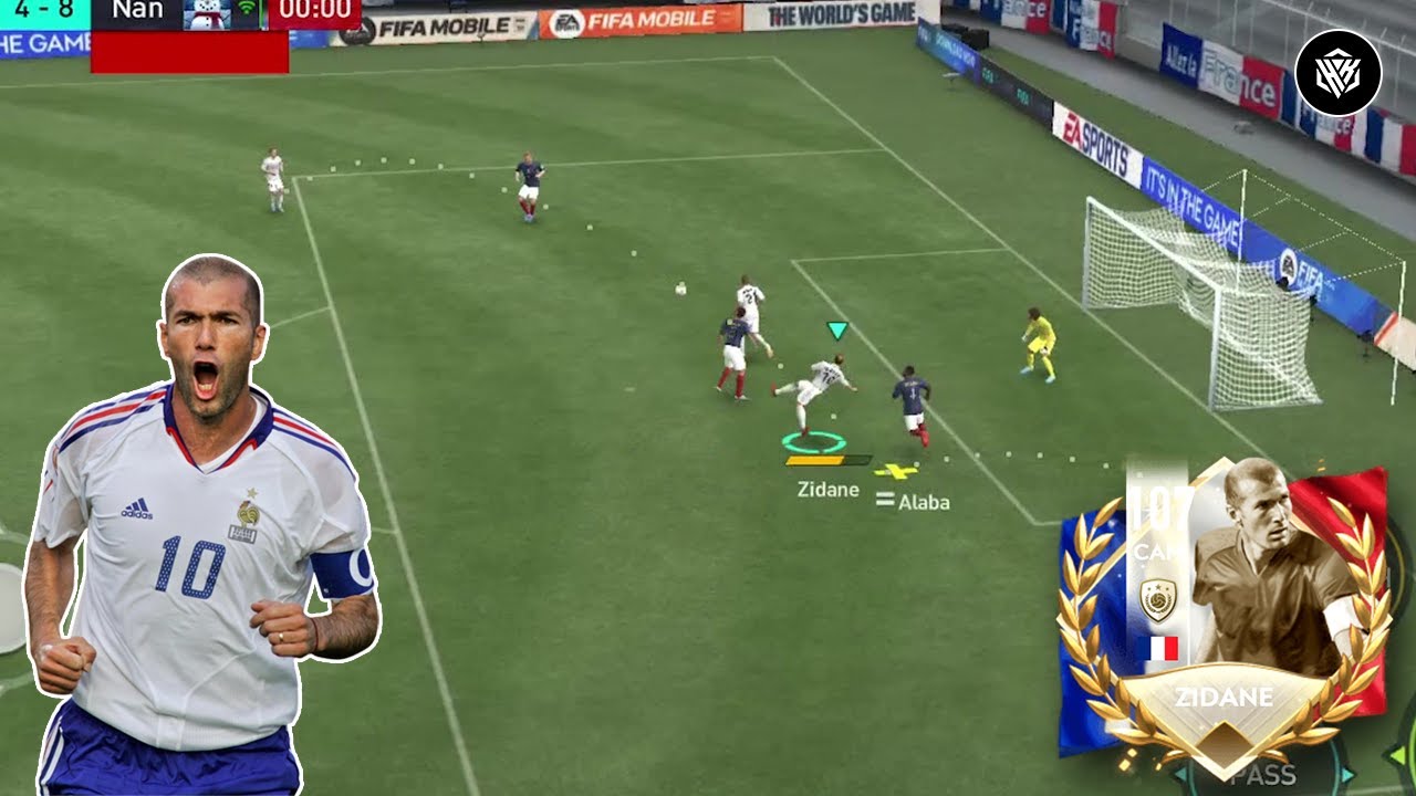 110 OVR Zidane Event Icon Gameplay & Review | FIFA Mobile World Cup Event | HK FIFA 