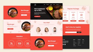 Demo: Responsive Food Website With NPM Package Manager | HTML, CSS & JavaScript screenshot 4