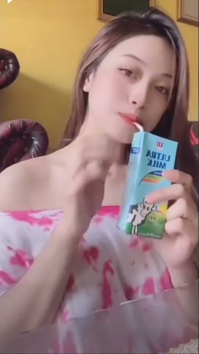 pagi minum susu segar juga ya 💦🤤🤤 #shorts