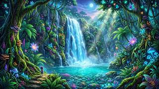 Beautiful Soothing Music - Waterfall Paradise