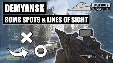 Demyansk SnD Bomb Spots and Lines of Sight! (COD: Vanguard Map Guide!)