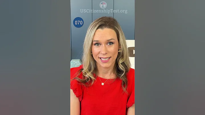 Official USCIS 100 Civics Q 70 | US Citizenship Test 2008 civics #n400  #citizenshipwithjackie