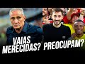 Tite tem que ser cobrado pelo pssimo desempenho do flamengo i de la cruz e via esto machucados