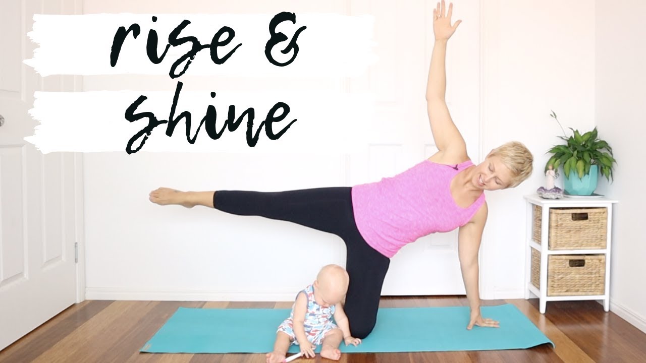 Mums and Bubs Yoga Practice Greet the day YouTube