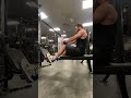 Cable rows to finish the #backworkout control the weight and feel it.