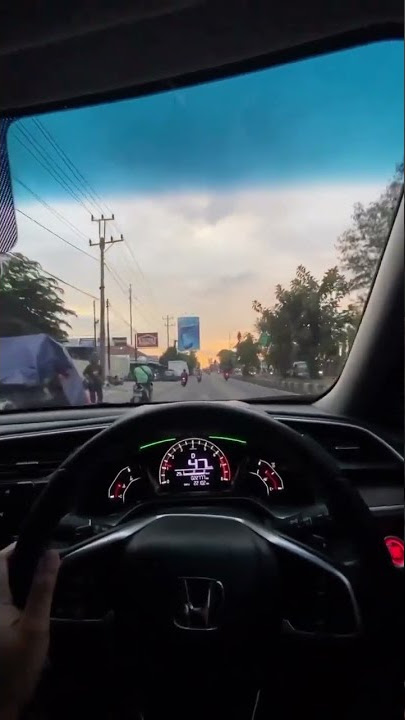 story' wa nyetir Honda civicturbo