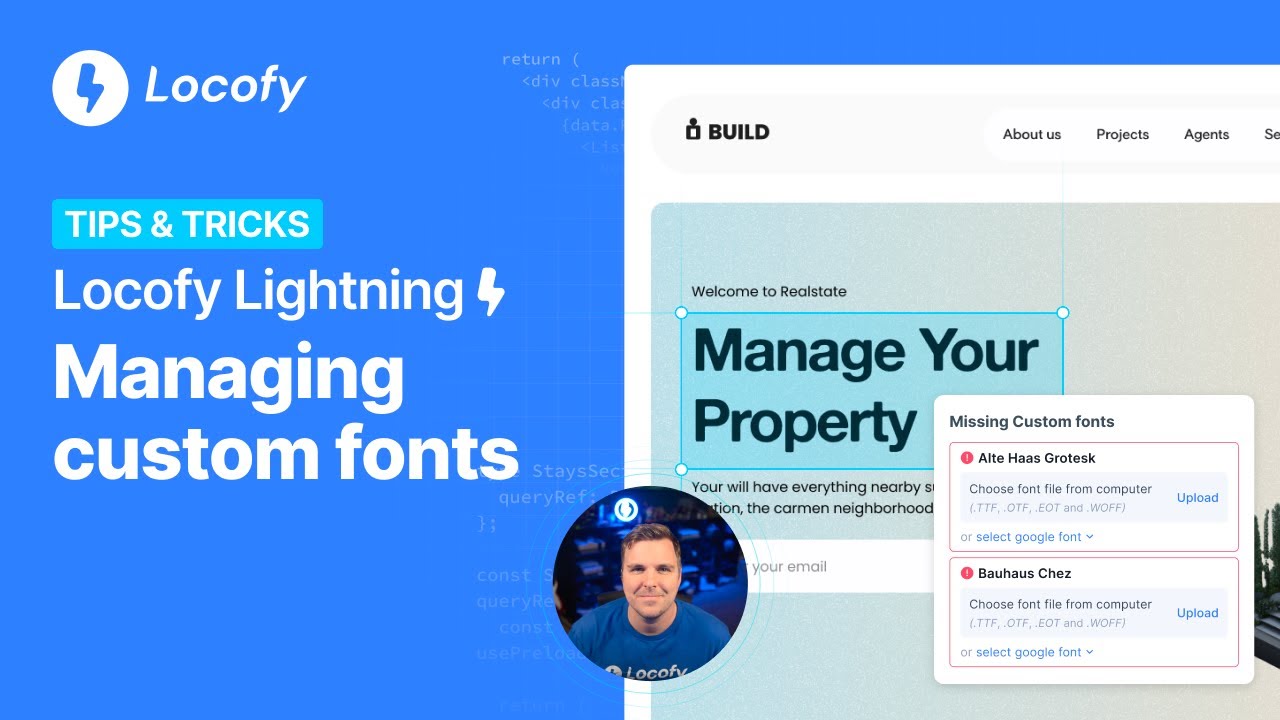 Locofy Lightning | Managing custom fonts [Tips & Tricks]