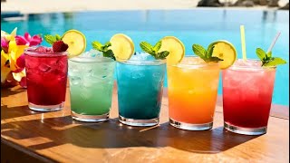 Best drinks of family asmr cooking # day 1# mocktails # milkshake # cocktail # drink