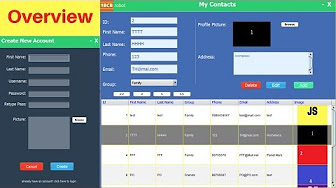 java contacts management system project in netbeans swing (completed ...