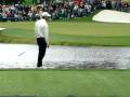 Masters vijay singhace another view  skips ball across water hole in one  4709