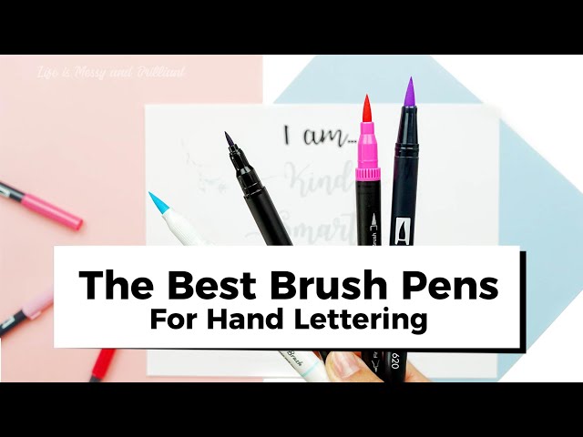 The Best Brush Pens for Calligraphy  Best brush pens, Hand lettering  tools, Brush pen