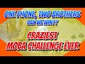 Craziest MOBA Challenge Ever | One Phone, Two Brothers | Honor of Kings | HoK