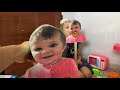 Лёха и Ева Играют с Масками Малыша