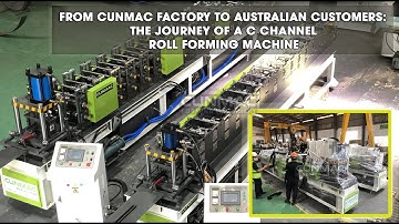 From CUNMAC factory to Australian customers: The journey of a C channel 🚛 Roll forming machine