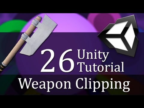 Unity Tutorial Weapon | 26 unity tutorial weapon clipping create a survival Unity Tutorial Weapon | 26 unity tutorial weapon clipping create a survival