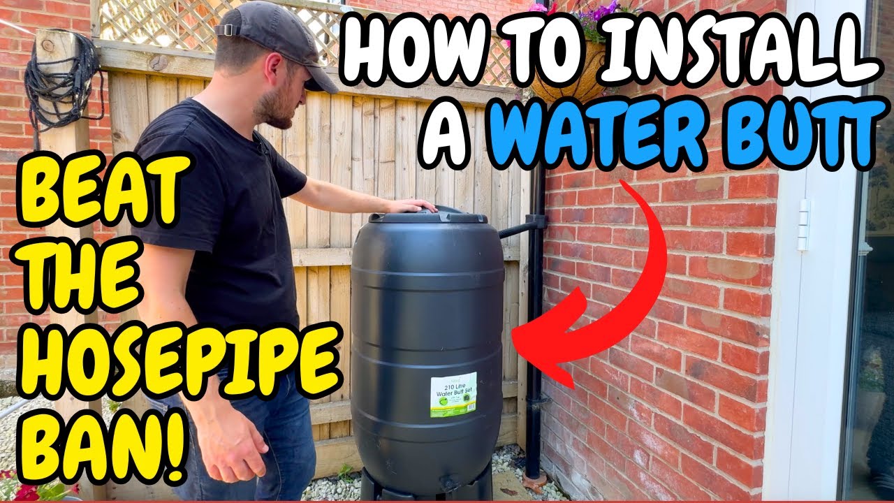 Alan Titchmarsh Recommends Installing Water Butts During Hosepipe Bans
