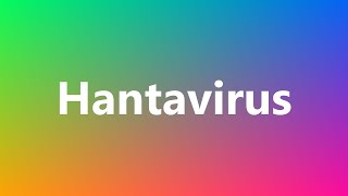Hantavirus  Medical Meaning And Pronunciation