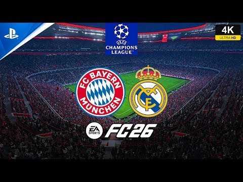 EA FC 26 - Real Madrid vs. Bayern Munich - UEFA Champions League | PS5 ...