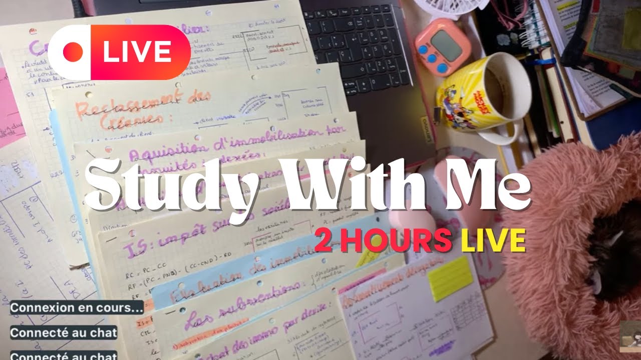 2 Hours Study With Me LIVE 🔥 | NO Break, NO bgm | Deep Focus | DAY 04 ...