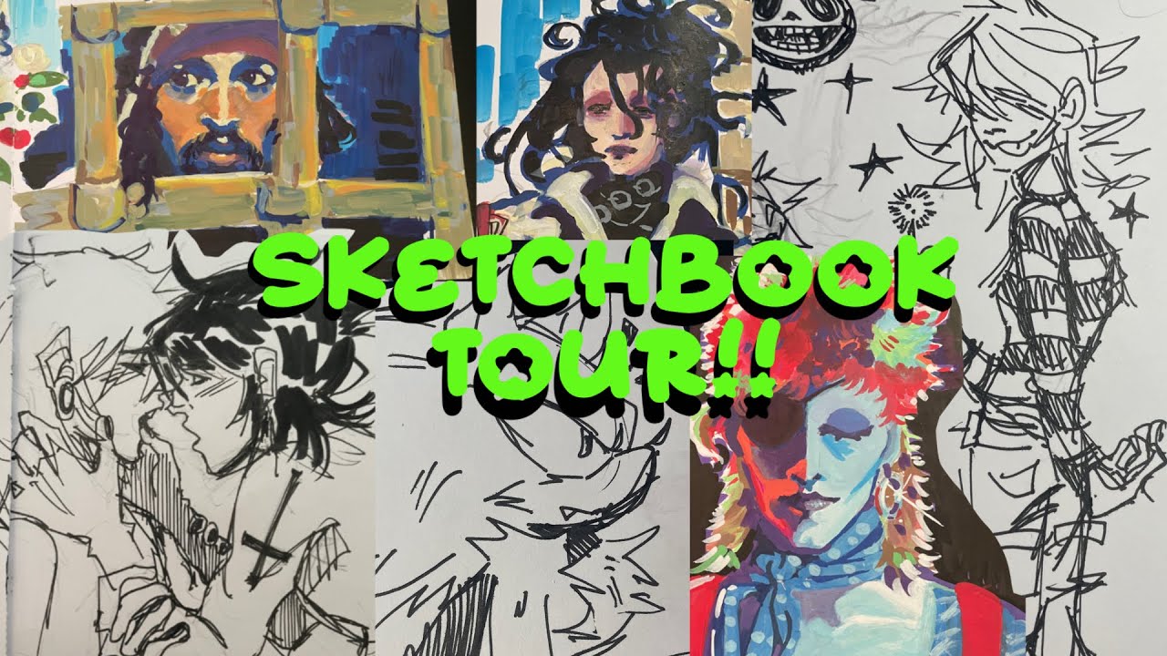 Sketchbook tour!! (Gay edition)