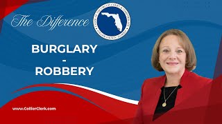 Burglary vs Robbery