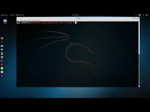 Use metasploit to exploit ms09_050