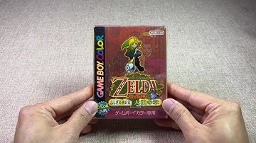 The Legend of Zelda: Oracle of Seasons unbox and play （Game Boy Color）
