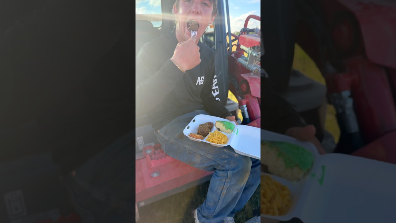 Ranching meals in the pasture while putting in waterlines #fieldmeals #food #recipes
