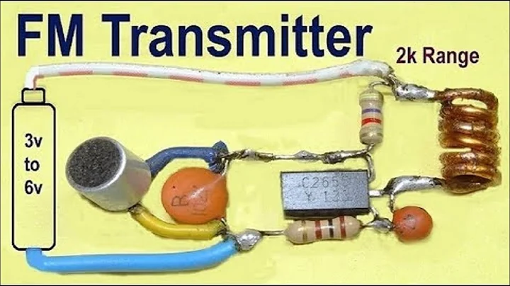 FM Transmitter with 5 compnents
