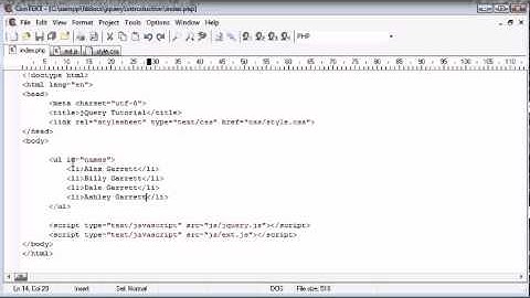 jQuery Tutorial   23   Contains selector