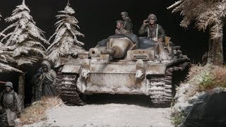 1/35 WW2 Diorama (Full build with realistic scenery)  - Cyber Hobby Stug III Ausf C/D