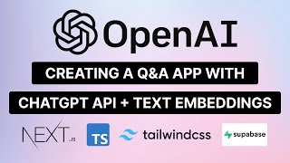 How to create an OpenAI Q&A bot with ChatGPT API + embeddings