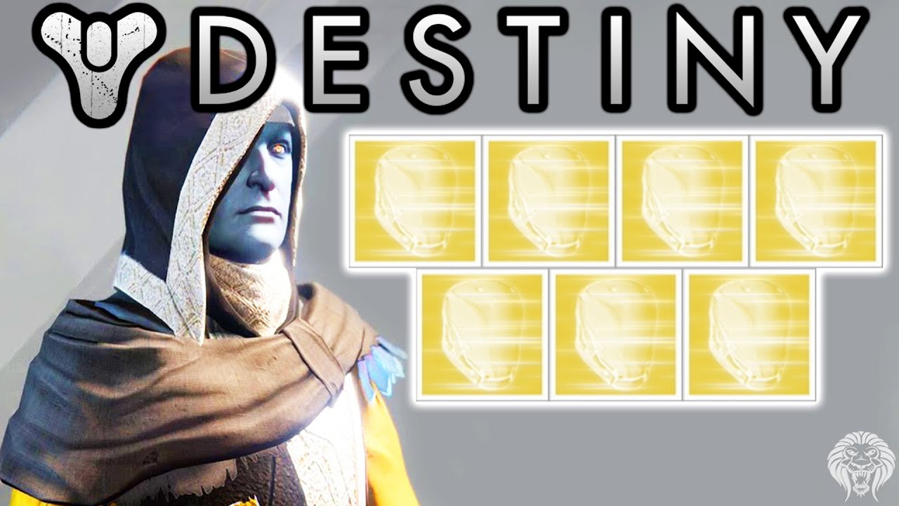 Destiny: EXOTIC ENGRAM OPENING! 7 Exotic Engrams Decoding Live w/ Unknown Player (Helmet Exotics) destiny news 2