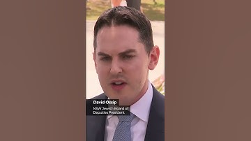 NSW Jewish Board of Deputies President David Ossip has spoken outside Bondi Pavilion after attack.