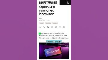 Stop Using Chrome Browser and start Open AI web browser | Bold Tech shorts | #tech #shorts #ai