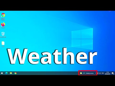 How to remove weather bar in Windows 10 | hide news and interests bar