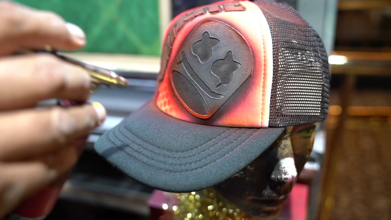 Airbrushing Marshmello with Nate Tsosie