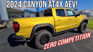 2024 gmc canyon at4x aev edition first look - most insane mid size ever made straight from factory