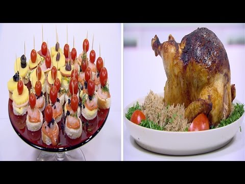 طريقة عمل دجاجة محشية أرز بالشبت