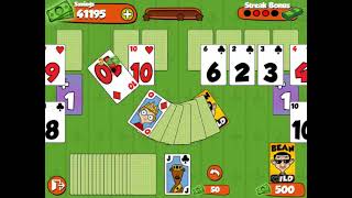 Mr Bean Solitaire Adventures - Online Free Game at 123Games.App screenshot 1