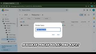 Tutorial Pengelolaan Arsip Risalah Rapat Melalui Digitalisasi Google Drive