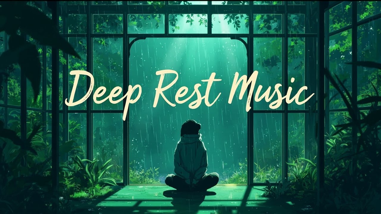 Sleep Piano in the Greenhouse | Deep Relaxation & Peaceful Rest | QuietMuseMusic🎧
